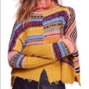 Free People Mock Neck Sweater Like New